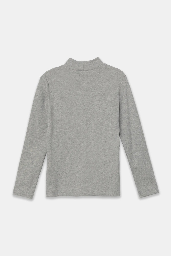 Παιδικό βαμβακερό μακρυμάνικο United Colors of Benetton 3AOUC202V.G.Seasonal γκρί AW24
