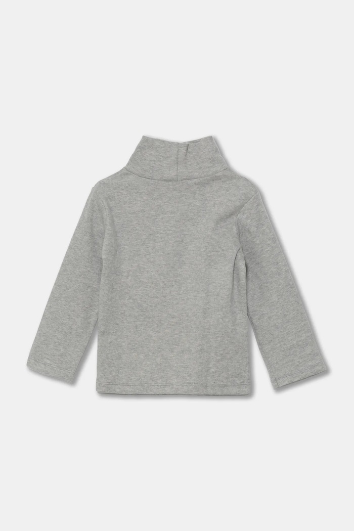 United Colors of Benetton longsleeve bawełniany dziecięcy 3AOUG105E.P.Seasonal szary AW24