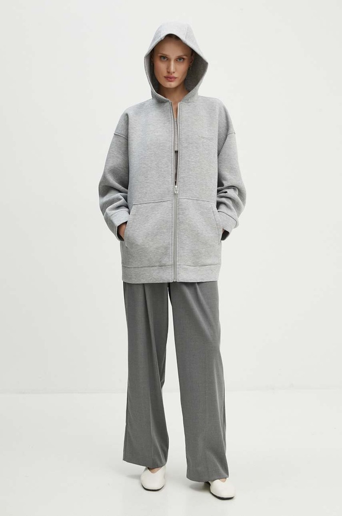 Dukserica 2NDDAY Vince - Heavy Neoprene 2244243314 siva ZW24