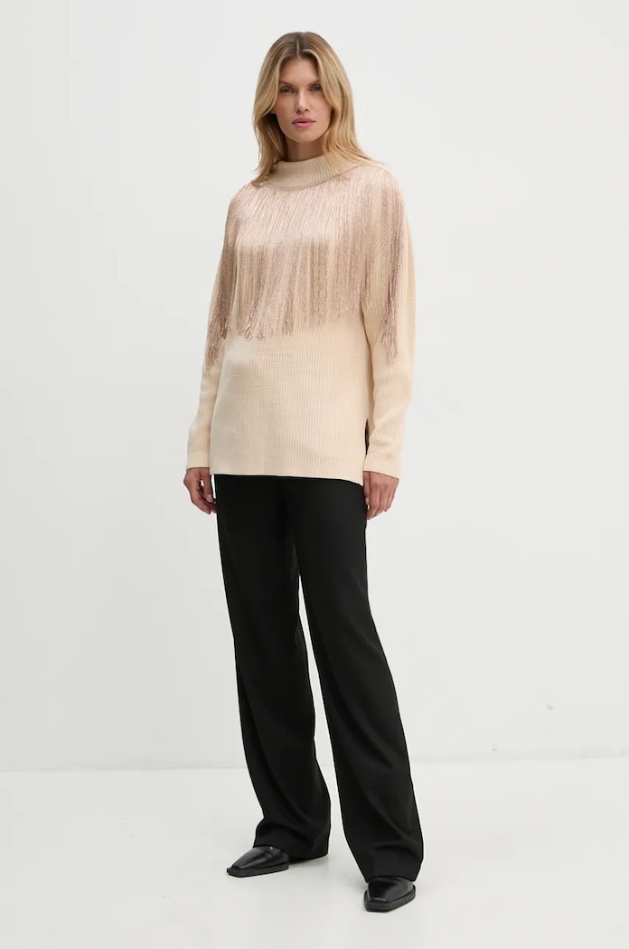 Svetr Bruuns Bazaar FreesiaBBCita knit BBW4145 béžová AW24