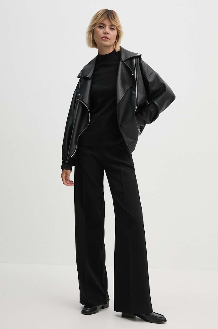 Vlněný svetr Calvin Klein K20K207206 černá AW24