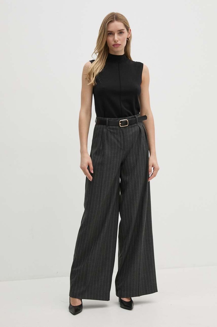 Vesta ze směsi hedvábí Calvin Klein K20K207568 černá AW24