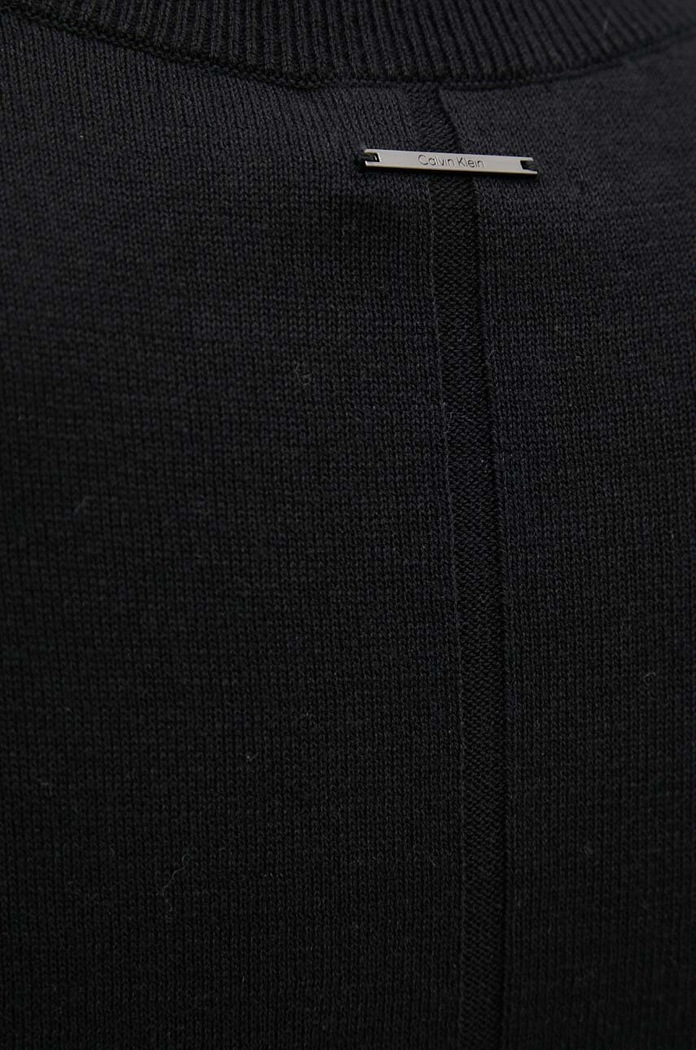 Vesta ze směsi hedvábí Calvin Klein K20K207568 černá