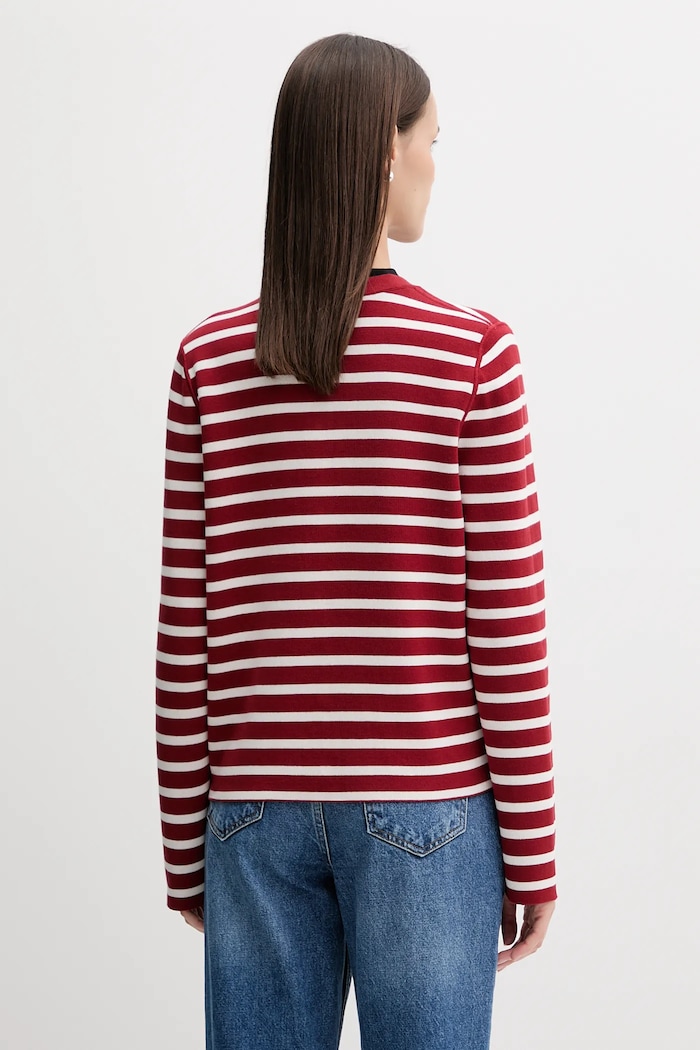 Kardigan dwustronny Tommy Hilfiger czerwony WW0WW40846