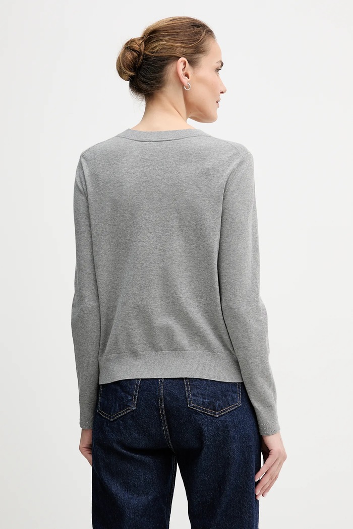 Îmbrăcăminte Tommy Hilfiger cardigan WW0WW42370 gri