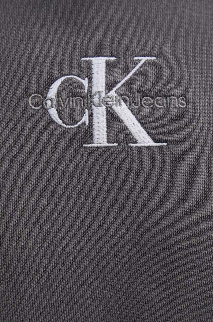 Calvin Klein Jeans felpa in cotone J20J223534 grigio