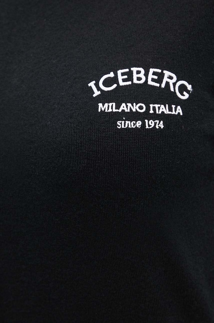 Вовняний светр Iceberg A008.9000 чорний