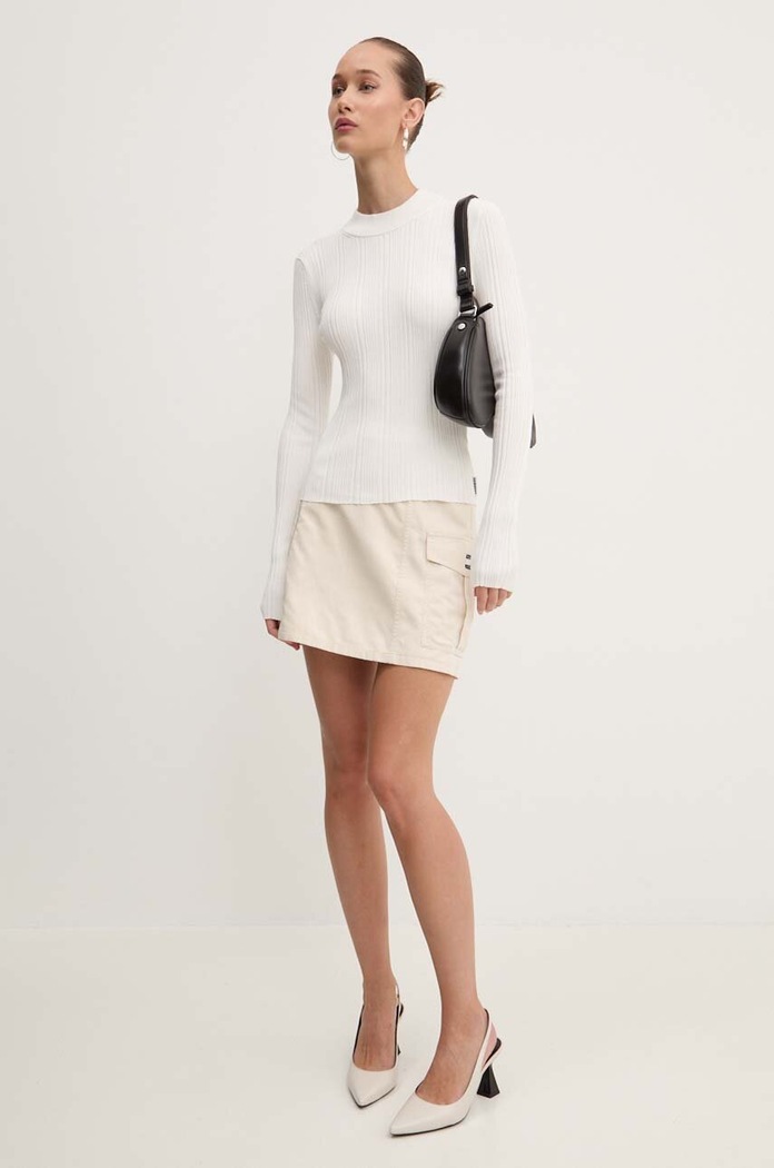 Πουλόβερ HUGO 50518311 μπεζ AW24