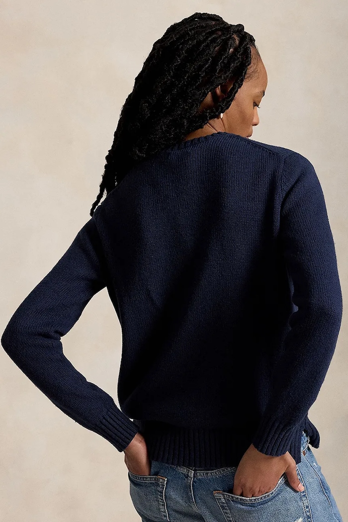 Polo Ralph Lauren sweter 211927070 granatowy AW24