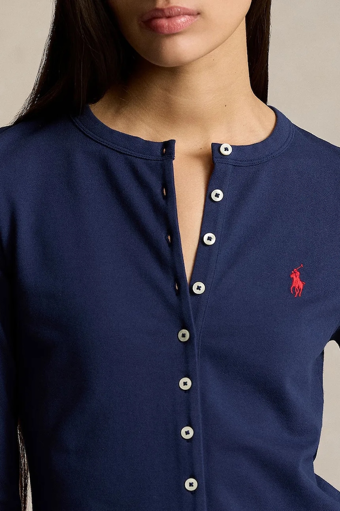 Majica dugih rukava Polo Ralph Lauren mornarsko plava 211941175