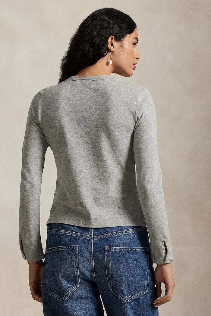 Лонгслив Polo Ralph Lauren 211941175 серый AW25