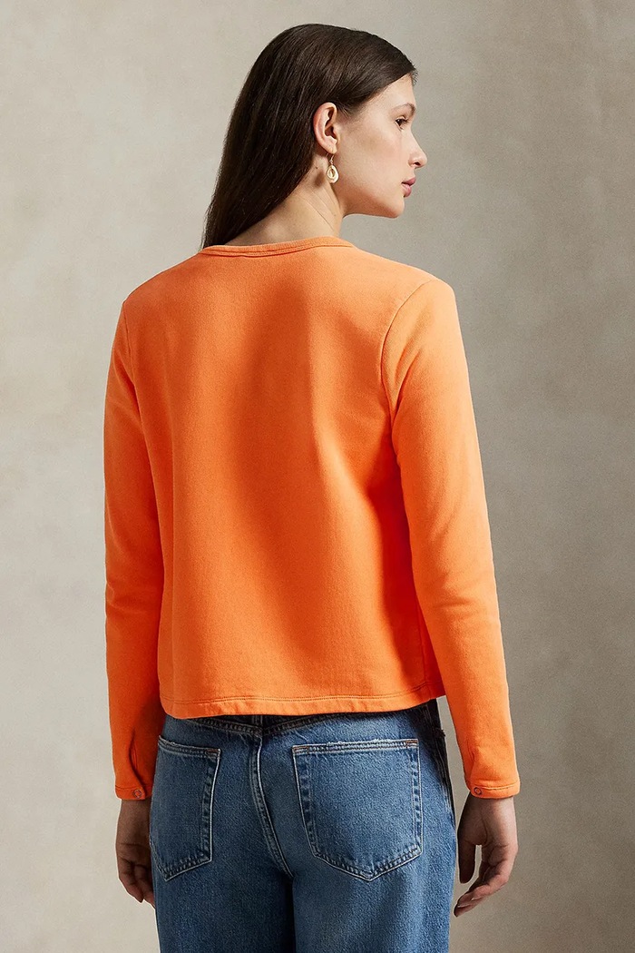Polo Ralph Lauren жилетка с памук дамска 211941177 оранжев SS26