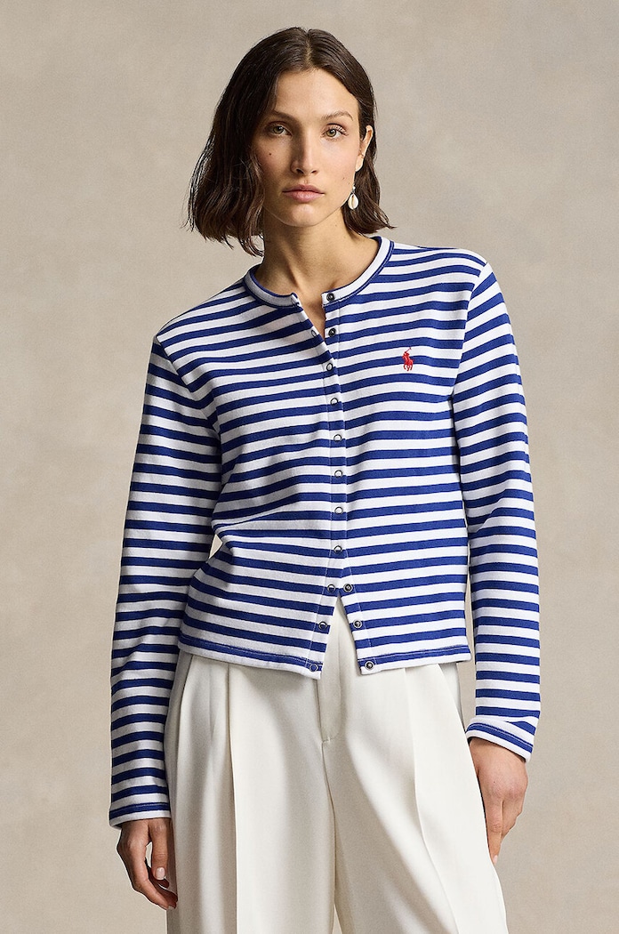 Πλεκτή ζακέτα Polo Ralph Lauren άλλο μπλε 211942806