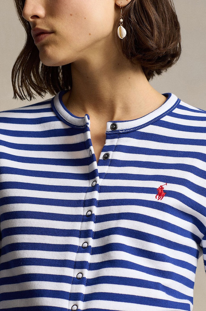 Πλεκτή ζακέτα Polo Ralph Lauren μπλε 211942806