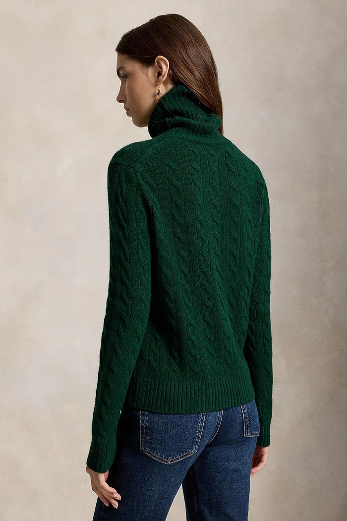 Polo Ralph Lauren светр вовняний жіночий 211888686 зелений AW25