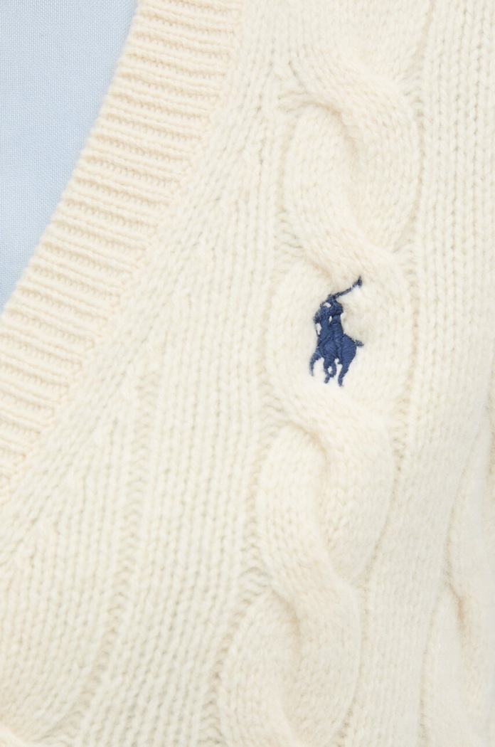 Polo Ralph Lauren kamizelka wełniana 211949994 beżowy