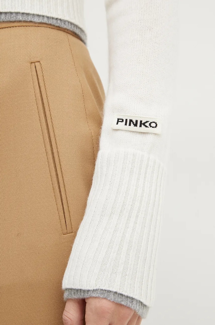 Вълнена жилетка Pinko 104469.A277 бежов