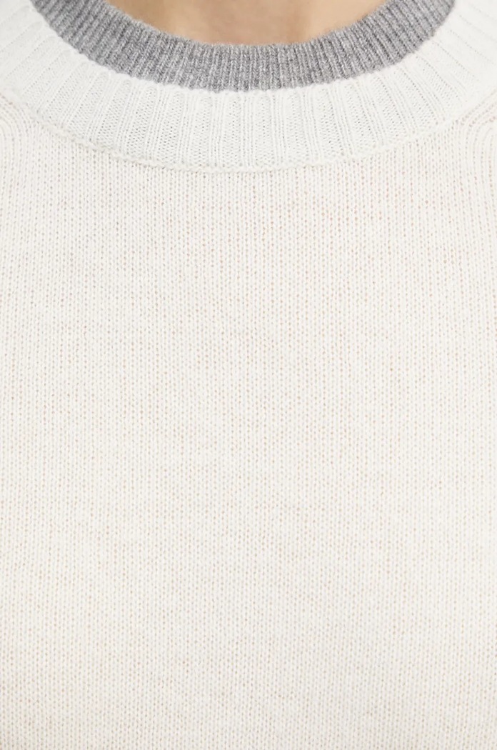 Pinko sweter wełniany 104342.A277 beżowy