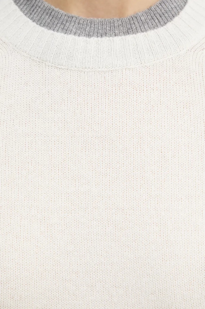 Pinko sweter wełniany 104342.A277 beżowy