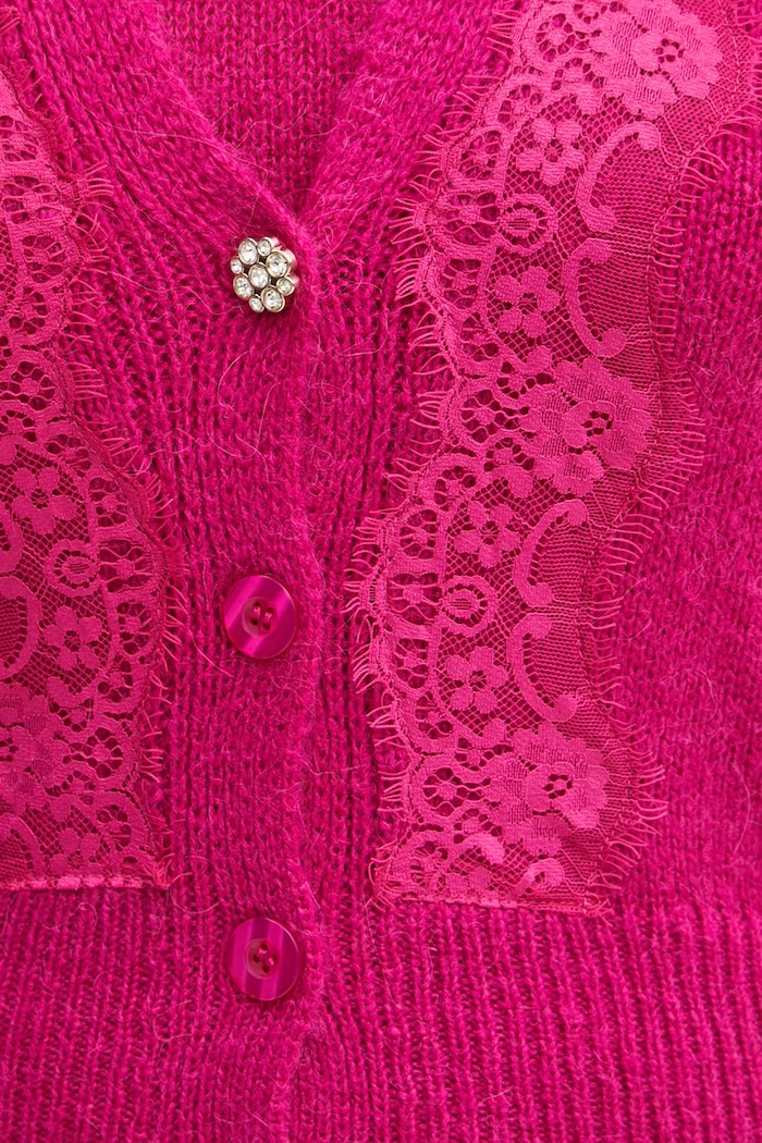 Top s příměsí vlny Liu Jo WF4331.26054 růžová