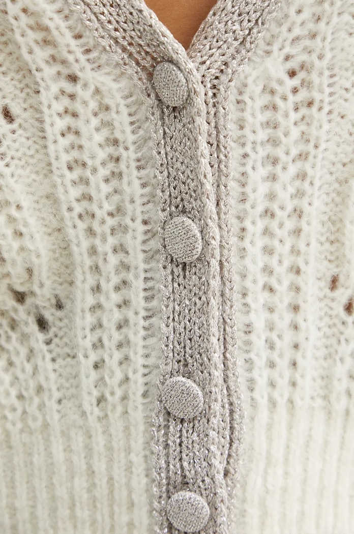 Liu Jo cardigan din amestec de lana WF4529.26054 bej