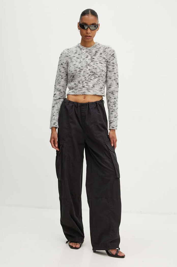 Moschino Jeans pulover din amestec de lână 0903.8202 gri AW24