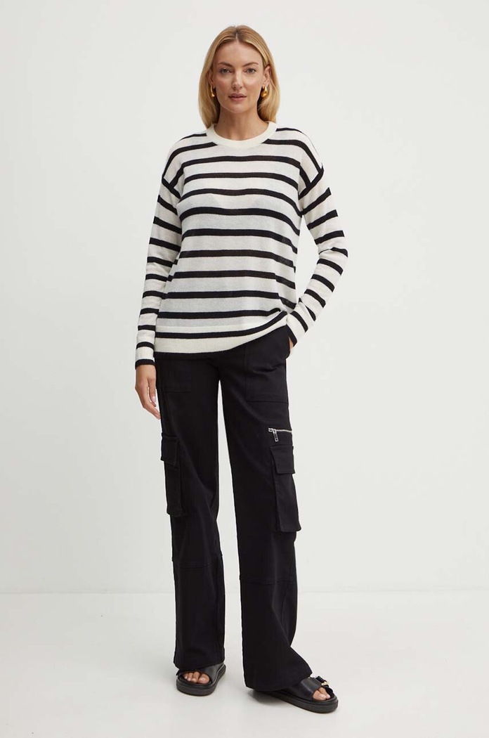 Μάλλινο πουλόβερ MAX&Co. 2426366081200 μπεζ AW24