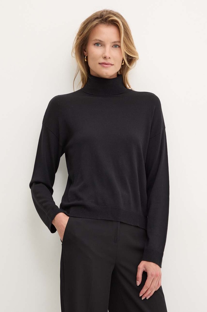 Pulover United Colors of Benetton crna 103CD202Z