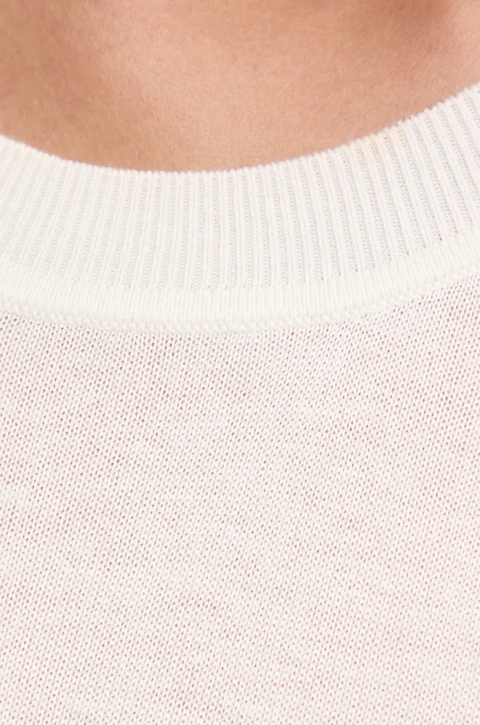 United Colors of Benetton sweter z domieszką jedwabiu 1ZRED10BL beżowy
