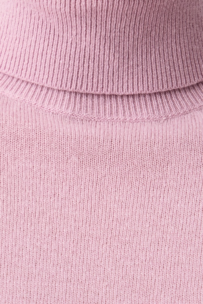 Rolák dámsky vlnený United Colors of Benetton ružová 1002D2348