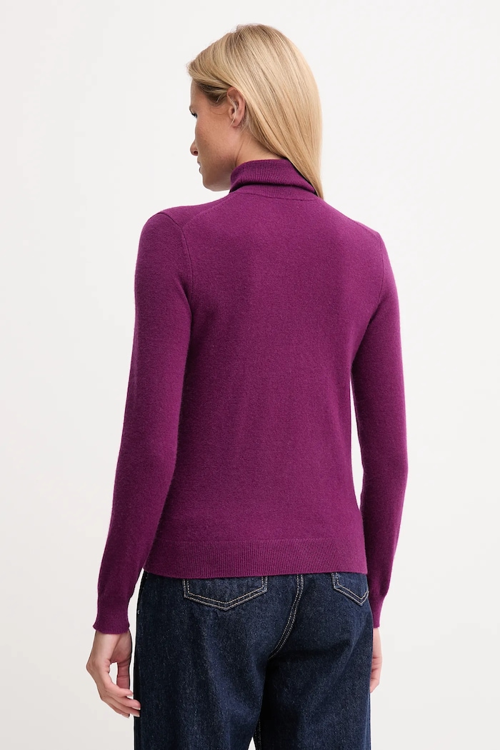 Дрехи Вълнен пуловер United Colors of Benetton 1002D2348 виолетов
