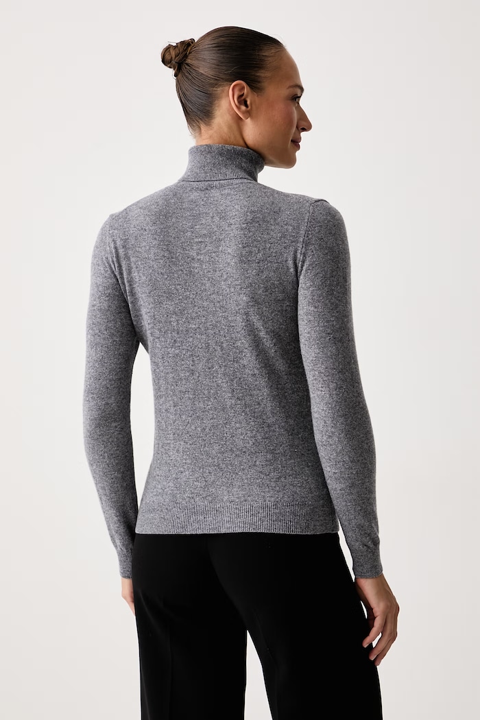 Abbigliamento United Colors of Benetton Dolcevita da donna in lana 1002D2348 grigio
