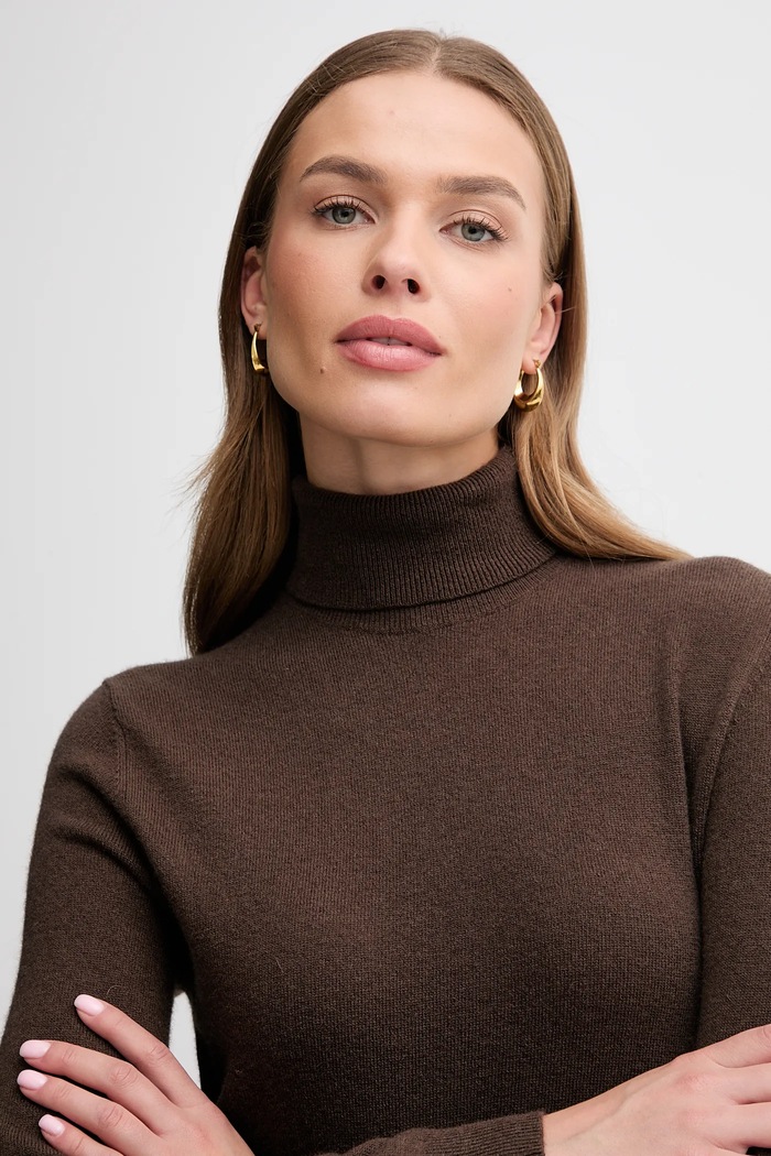 United Colors of Benetton pulover de lână maro 1002D2348