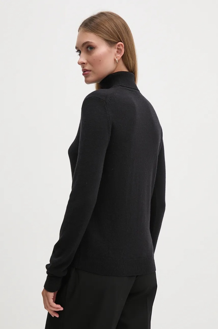 Odzież United Colors of Benetton sweter wełniany 1002D2348 czarny