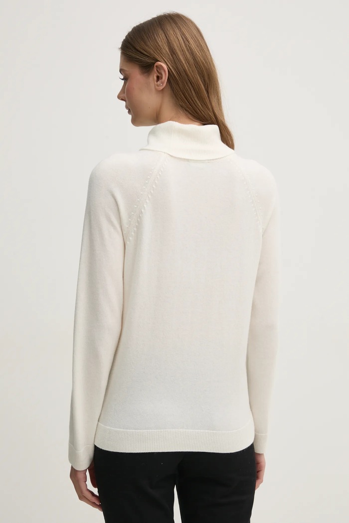 Odzież United Colors of Benetton sweter z dodatkiem wełny 1035D2551 beżowy
