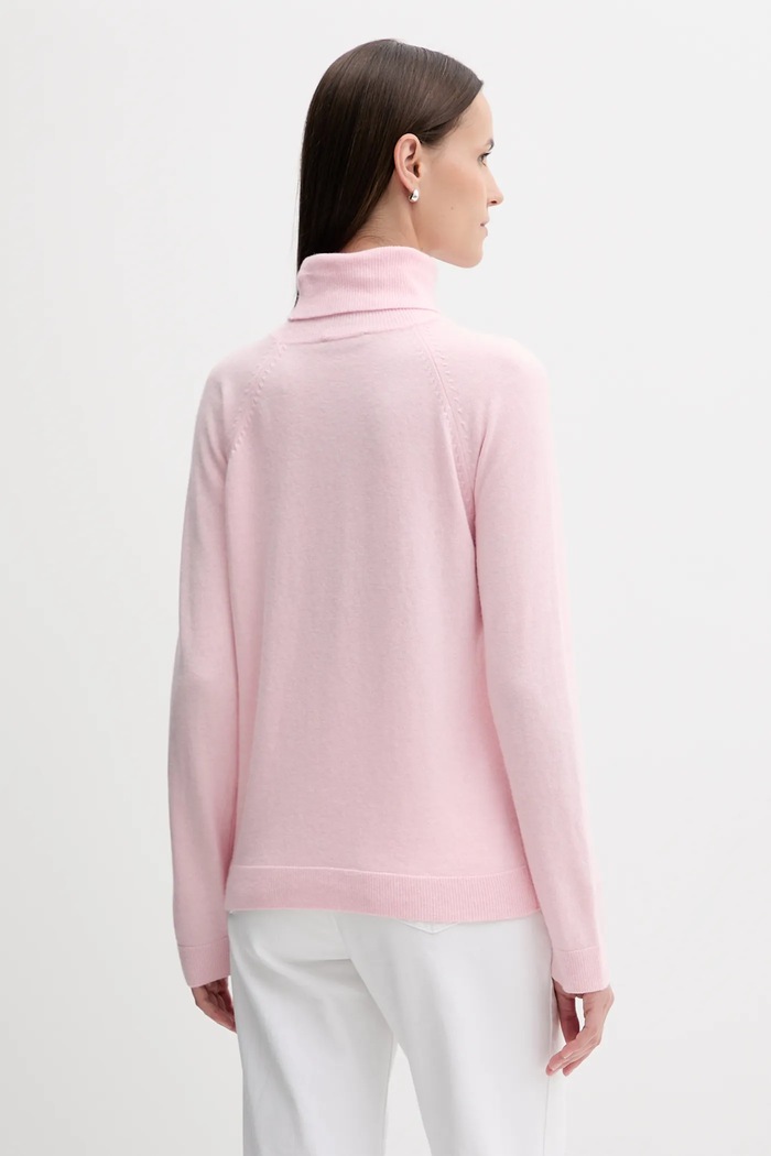 Odzież United Colors of Benetton sweter z dodatkiem wełny 1035D2551 różowy
