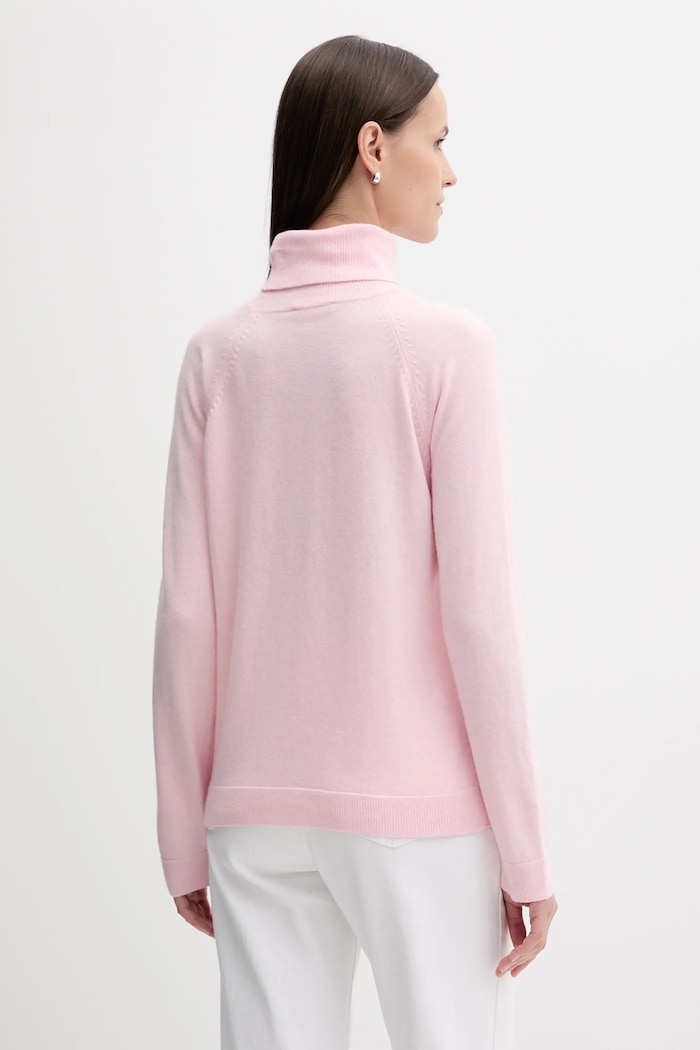 Odzież United Colors of Benetton sweter z dodatkiem wełny 1035D2551 różowy