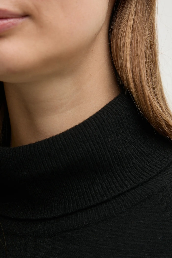United Colors of Benetton sweter z dodatkiem wełny 1035D2551 czarny