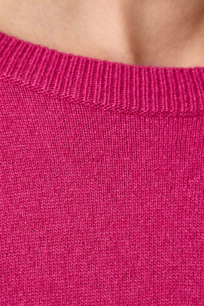 Svetr dámský s příměsí vlny United Colors of Benetton 1035D1P17 růžová