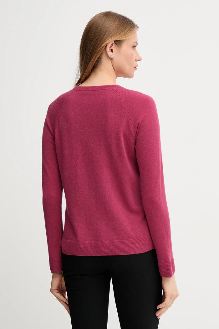 Пуловер с вълна United Colors of Benetton 1035D1P17 розов AW25