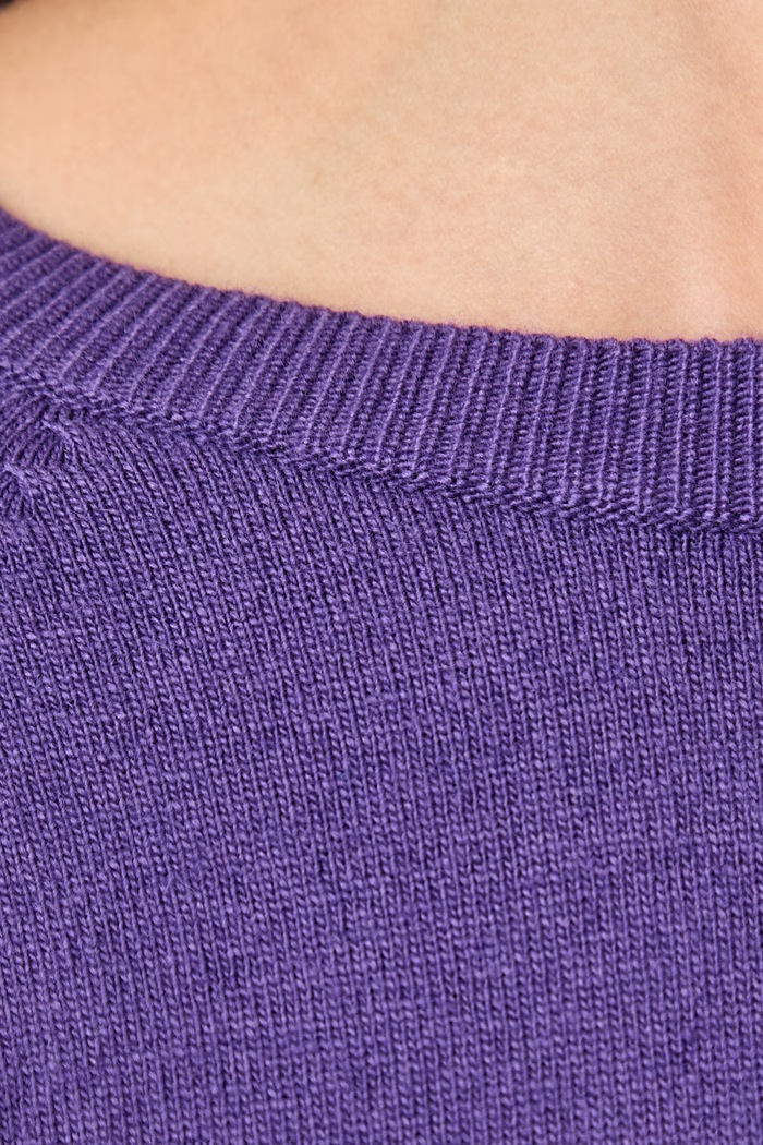 Svetr dámský s příměsí vlny United Colors of Benetton 1035D1P17 fialová