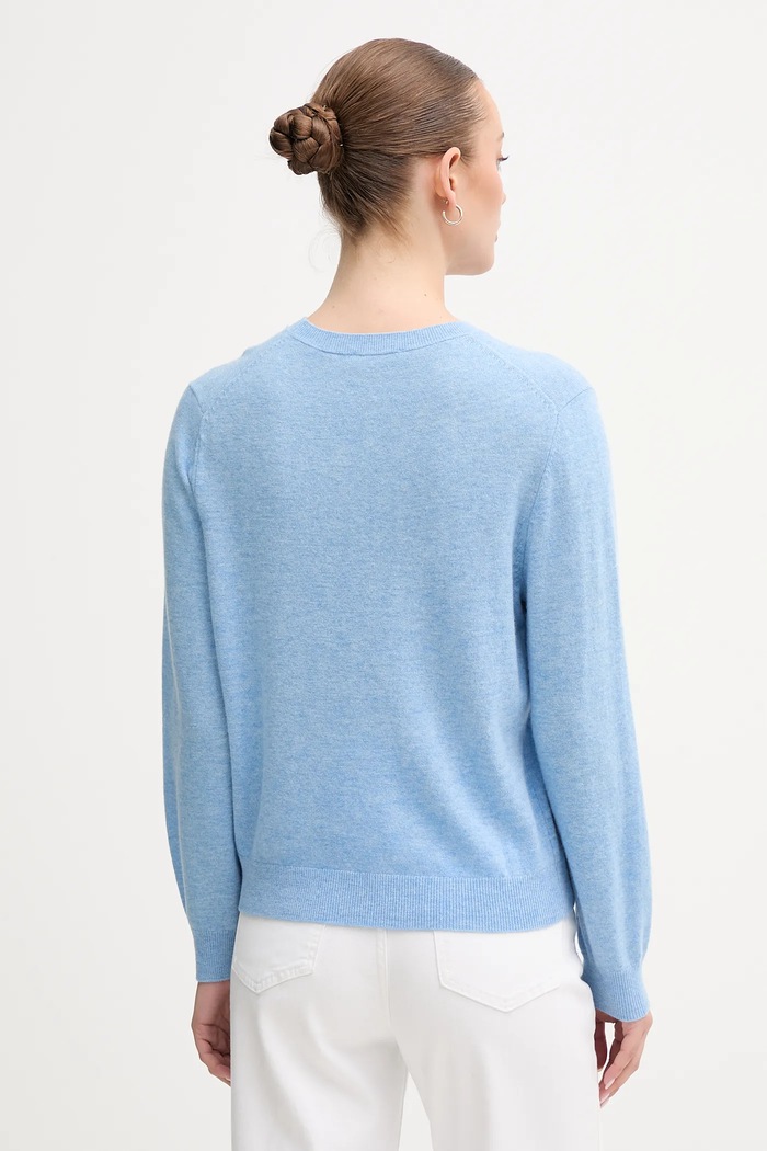 Odzież United Colors of Benetton sweter wełniany 1002D10BG niebieski