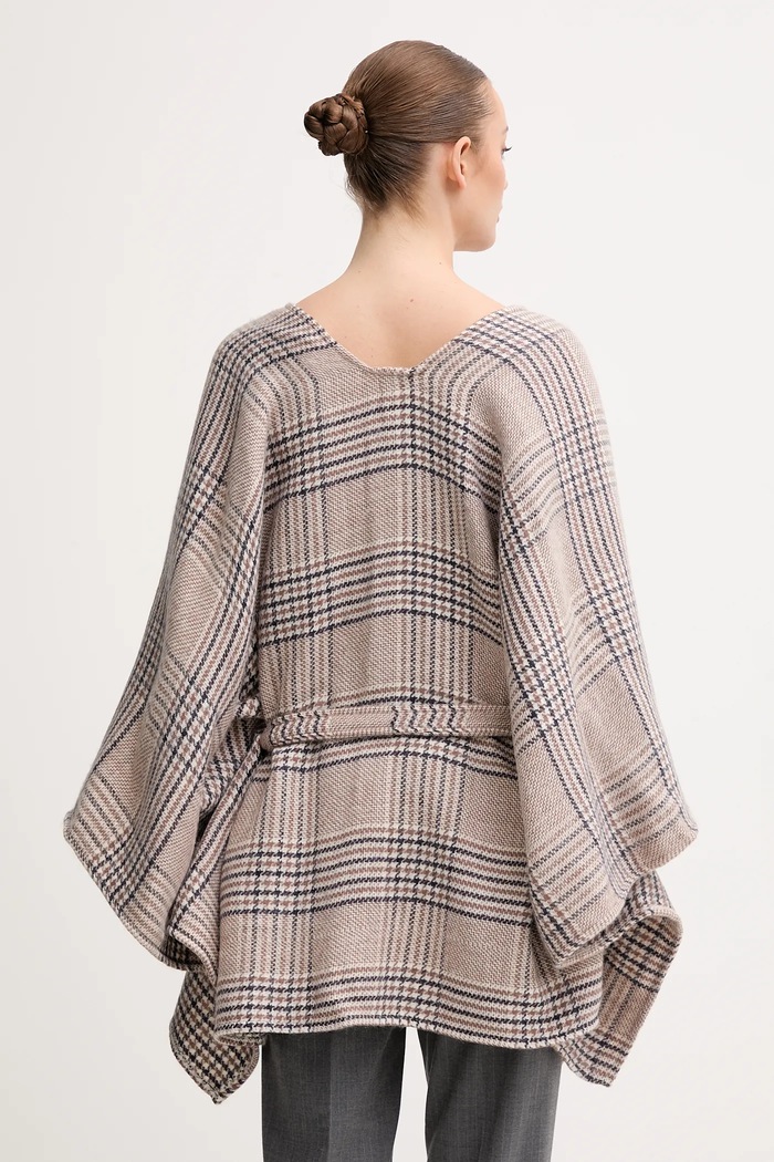 Odzież United Colors of Benetton poncho 6HKYDU01E beżowy