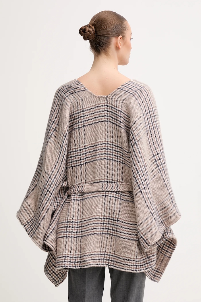 Odzież United Colors of Benetton poncho 6HKYDU01E beżowy