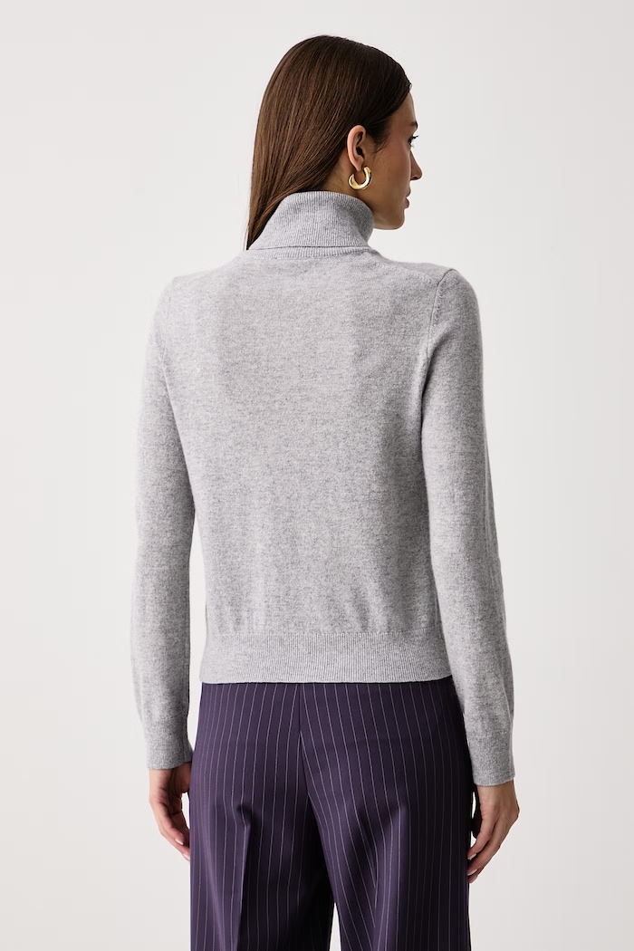 Odzież United Colors of Benetton Sweter damski kaszmirowy 1033D202D szary