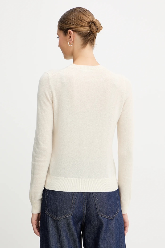 Odzież United Colors of Benetton sweter kaszmirowy 1033D107P beżowy