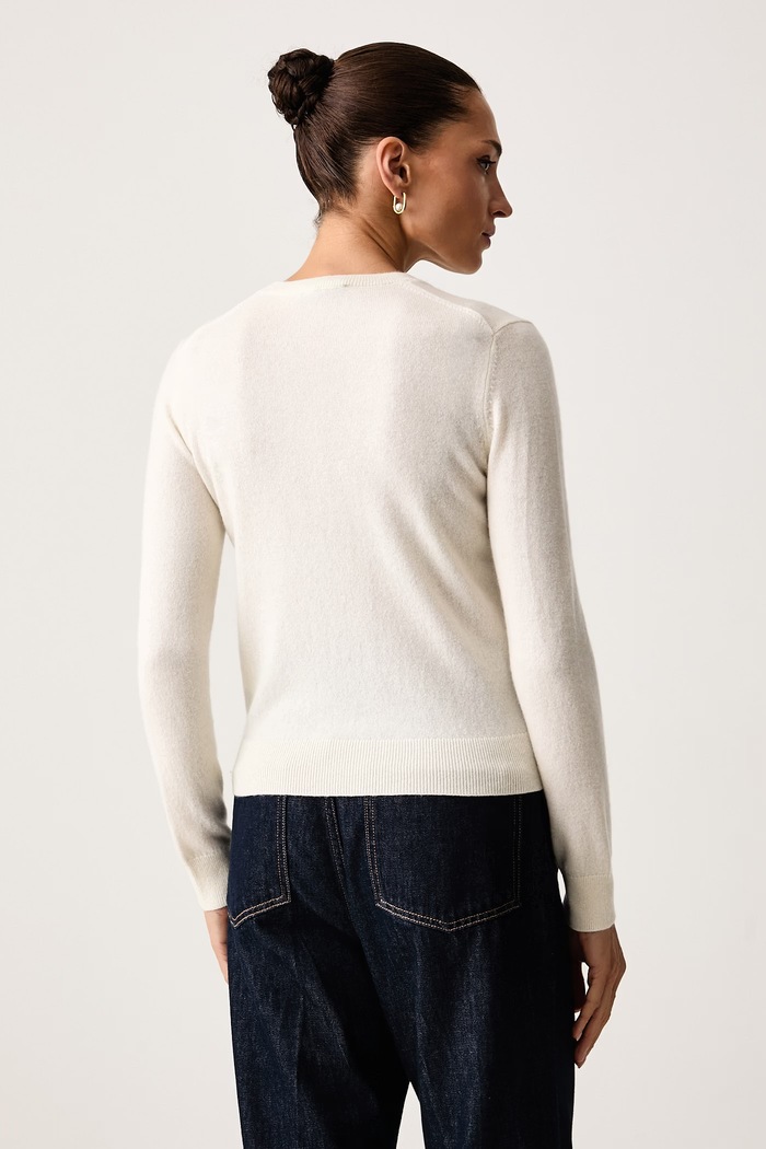 Odzież United Colors of Benetton Sweter damski kaszmirowy 1033D107P beżowy