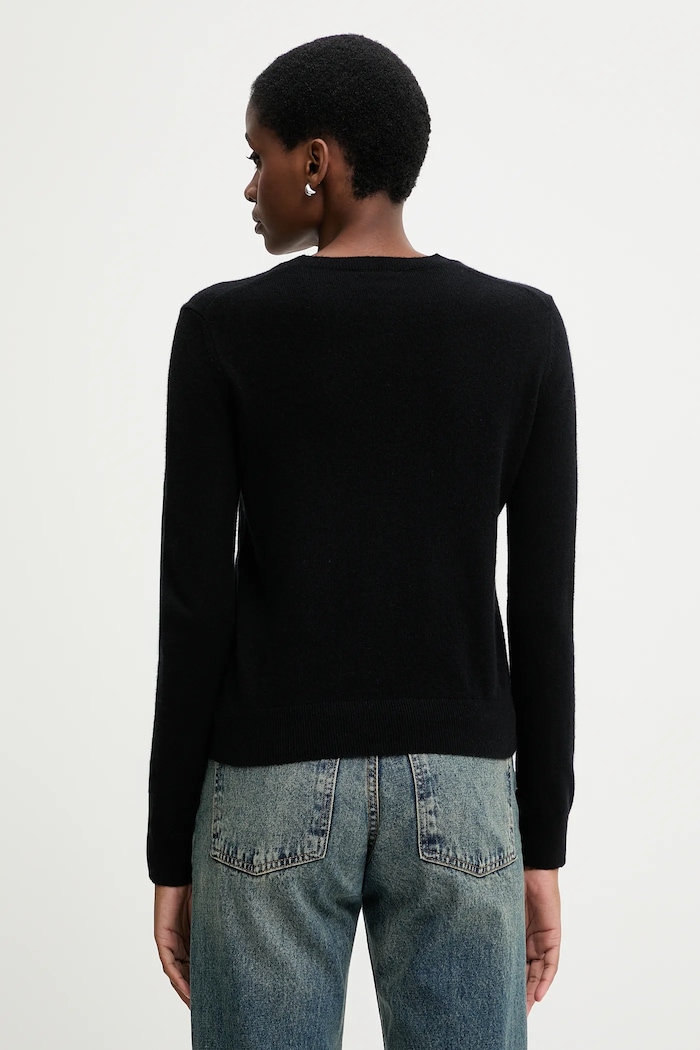 Odzież United Colors of Benetton sweter kaszmirowy 1033D107P czarny