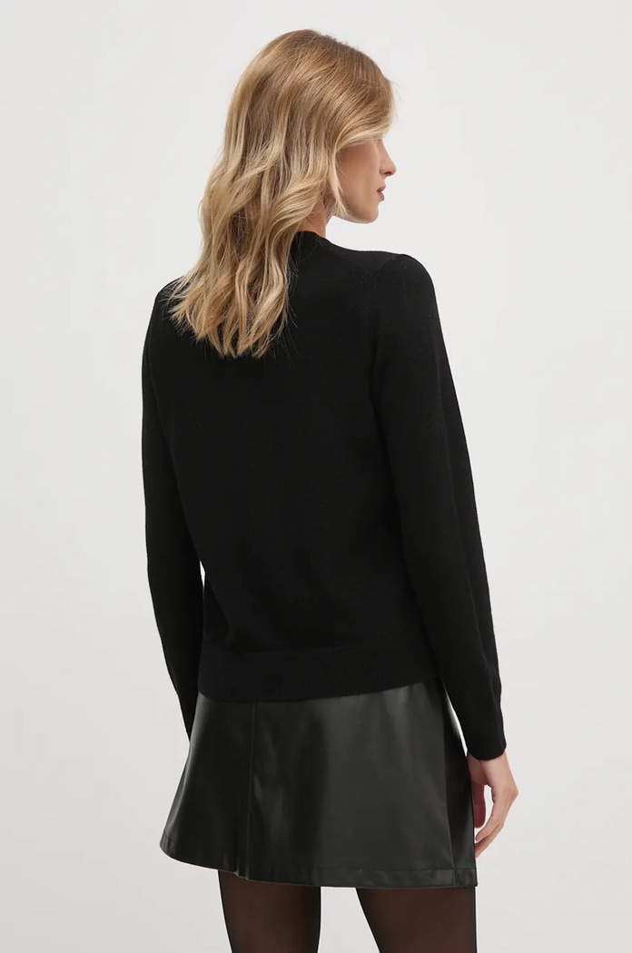Odzież United Colors of Benetton sweter kaszmirowy 1033D107P czarny