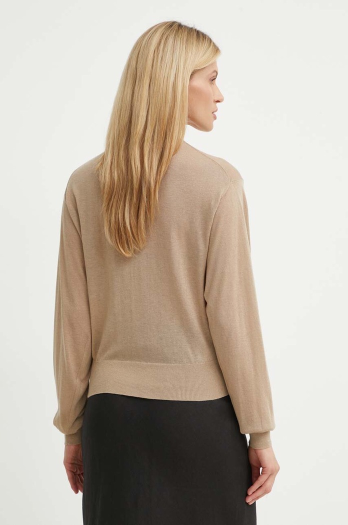 Одежда Свитер с примесью шерсти By Malene Birger MANTEA Q72434002 бежевый